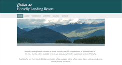 Desktop Screenshot of horseflylandingresort.com